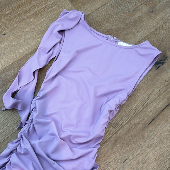 EXPRESS RIDE MESH MINI DRESS LILAC - Picture 5 of 7